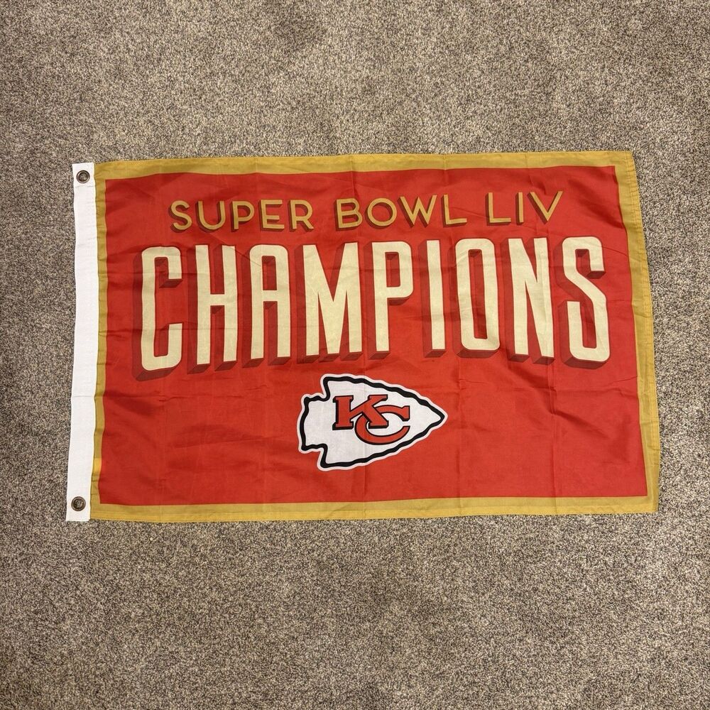 Kansas City Chiefs 2020 Red Friday Flag Super Bowl LIV NFL KC Football #7